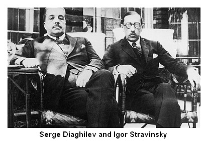 Serge Diaghilev & Igor Stravinsky